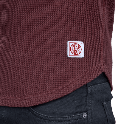 Pike Brother - 1967 Waffle Shirt - Berry - Regent Tailoring Salisbury