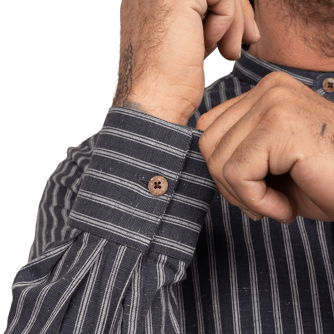 Pike Brothers - 1923 Buccaneer Shirt - Beppu Blue - Regent Tailoring Salisbury
