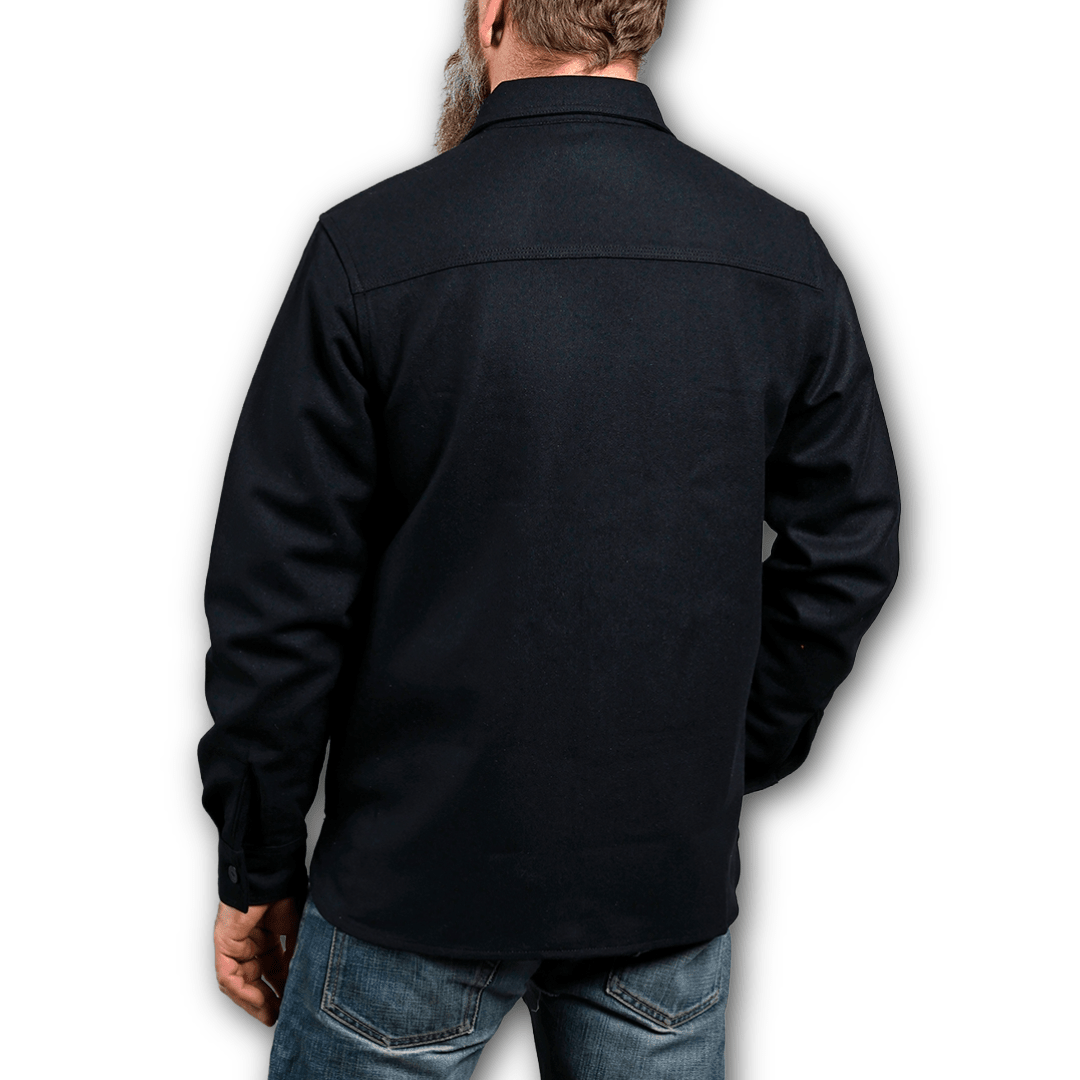 PIKE BROTHERS - 1943 CPO Shirt - Black Wool - Regent Tailoring Salisbury