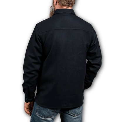 PIKE BROTHERS - 1943 CPO Shirt - Black Wool - Regent Tailoring Salisbury
