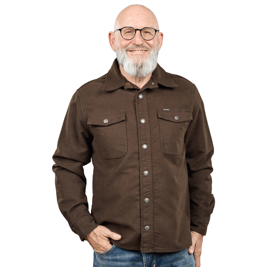 Pike Brothers - 1943 CPO Shirt Moleskin - Soil Brown - Regent Tailoring Salisbury