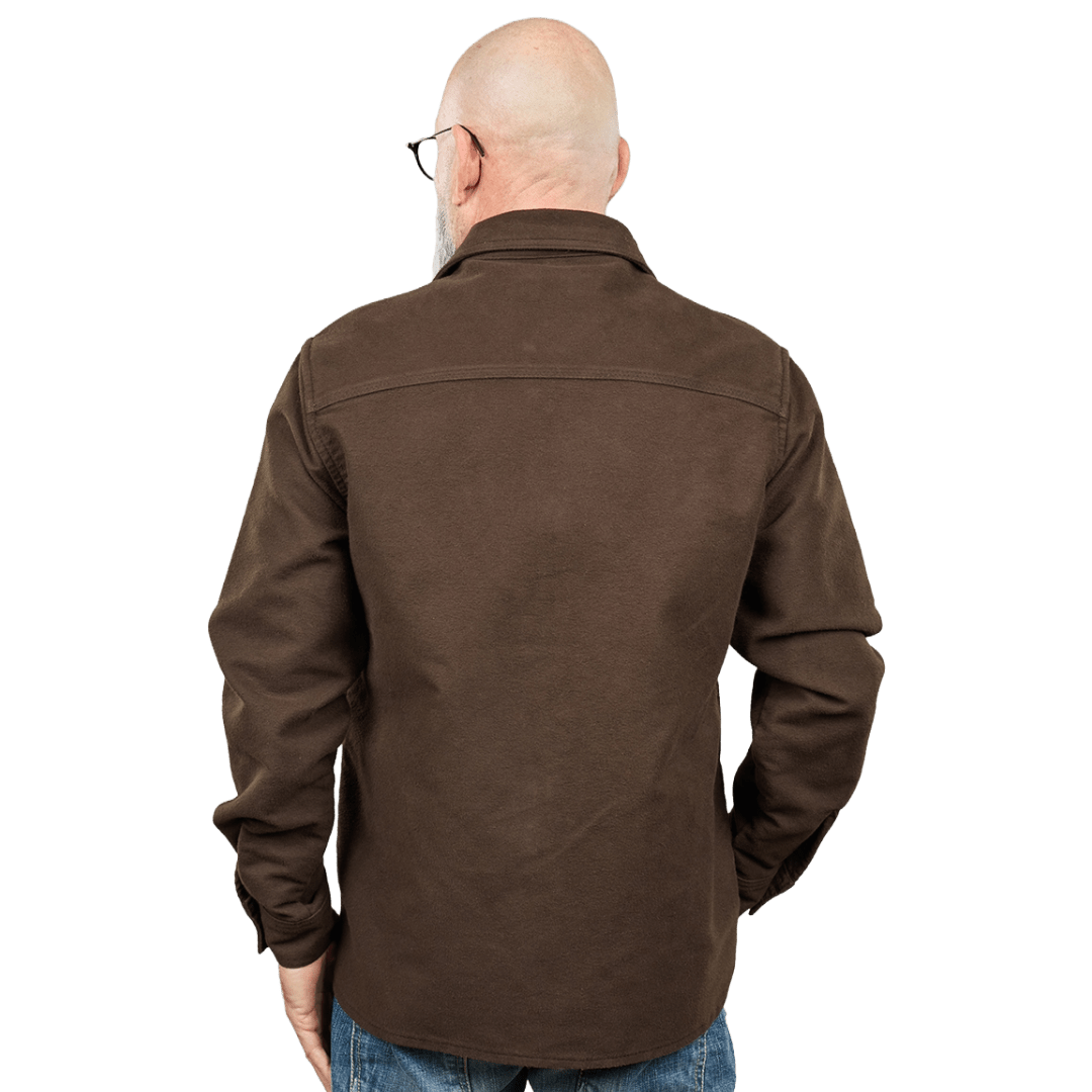 Pike Brothers - 1943 CPO Shirt Moleskin - Soil Brown - Regent Tailoring Salisbury