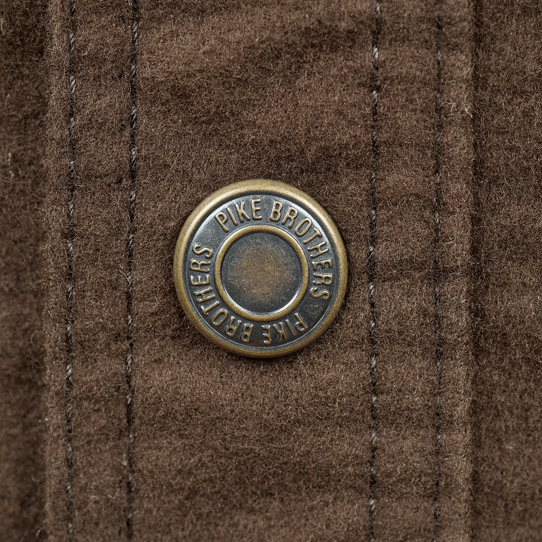 Pike Brothers - 1943 CPO Shirt Moleskin - Soil Brown - Regent Tailoring Salisbury