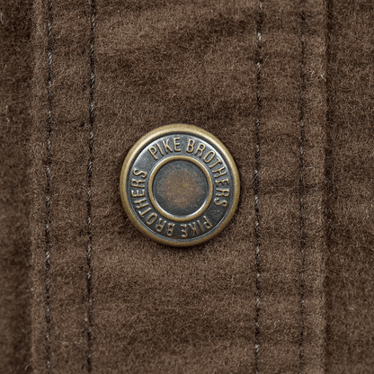 Pike Brothers - 1943 CPO Shirt Moleskin - Soil Brown - Regent Tailoring Salisbury