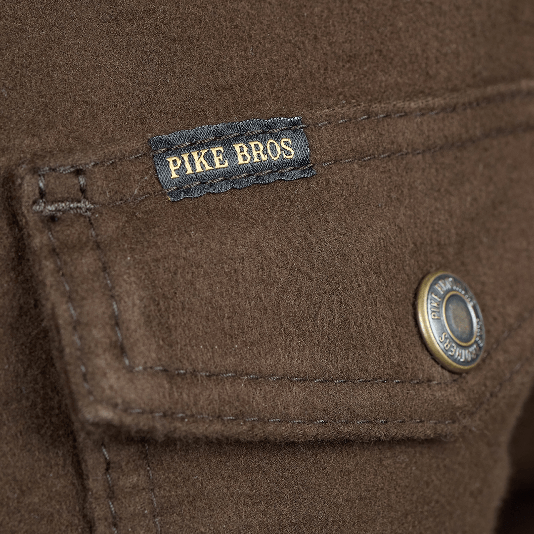 Pike Brothers - 1943 CPO Shirt Moleskin - Soil Brown - Regent Tailoring Salisbury