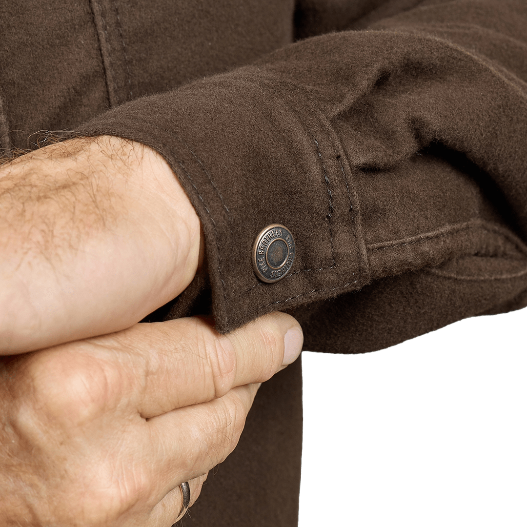 Pike Brothers - 1943 CPO Shirt Moleskin - Soil Brown - Regent Tailoring Salisbury