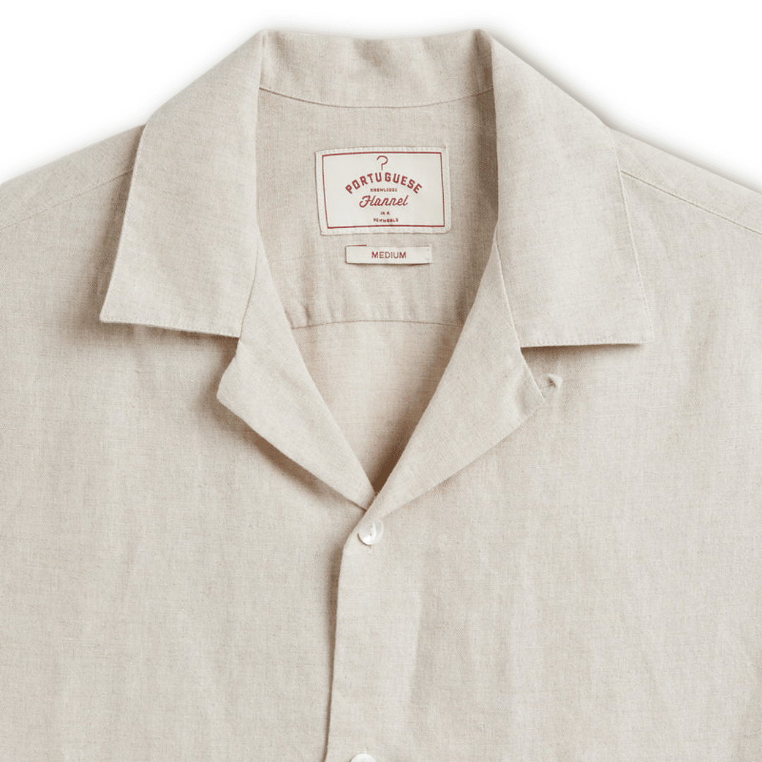 Portuguese Flannel - Branch Embroidery - Ecru - Regent TailoringPortuguese Flannel