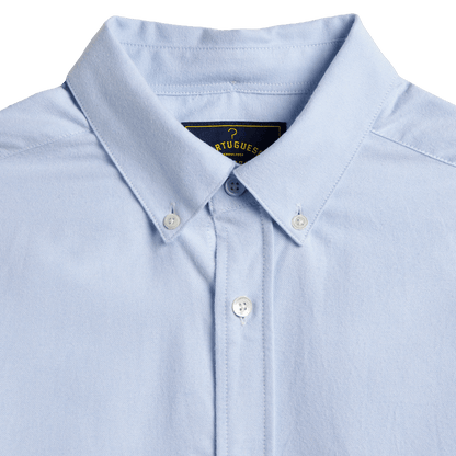 Portuguese Flannel - Brushed Oxford - Blue - Regent Tailoring Salisbury