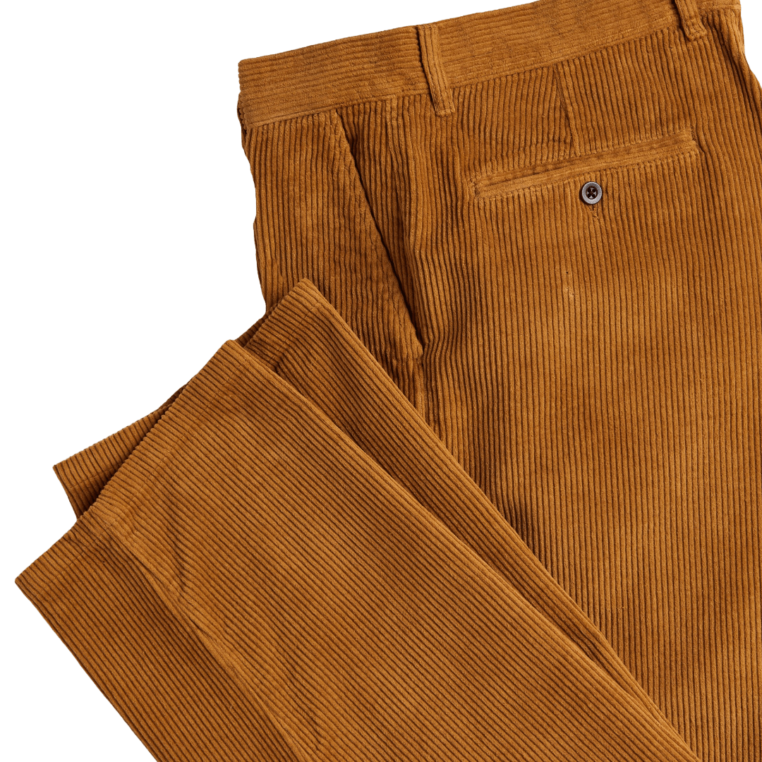 Portuguese Flannel - Corduroy Trouser - Autumn Shades - Regent Tailoring Salisbury
