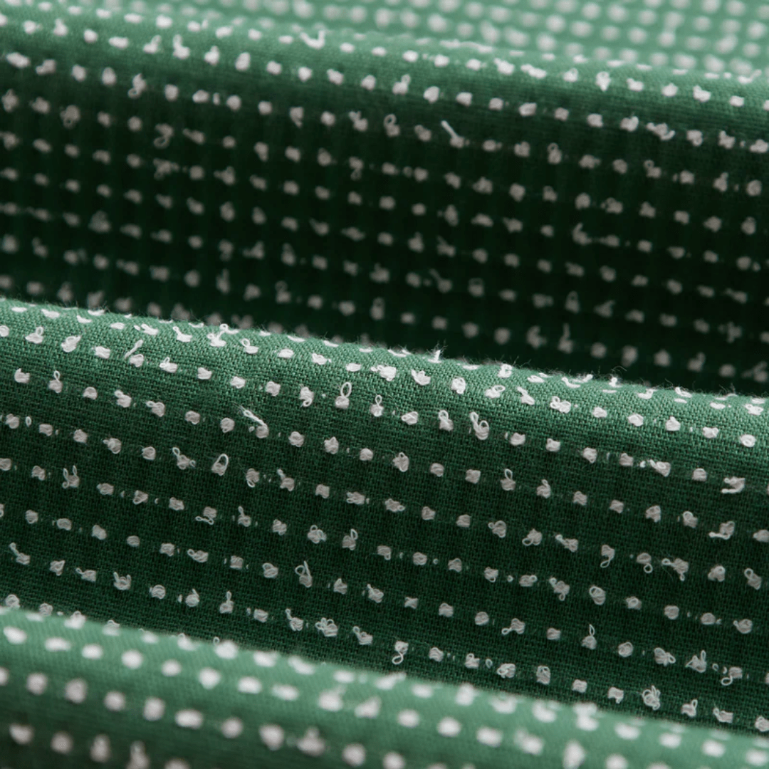 Portuguese Flannel - Dotts - Green - Regent TailoringPortuguese Flannel