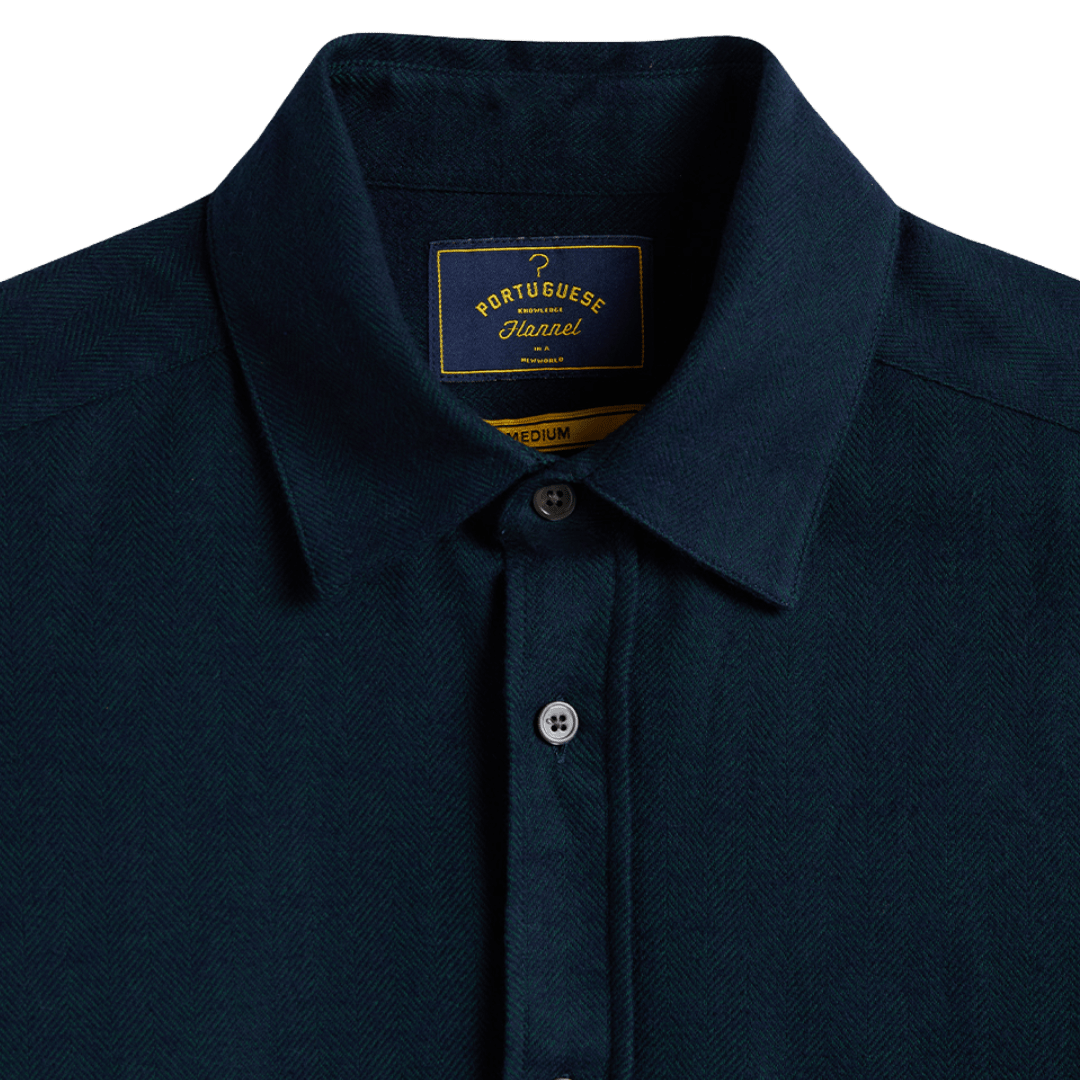 Portuguese Flannel - Espiga - Green - Regent Tailoring Salisbury