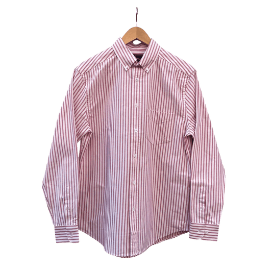 Portuguese Flannel - Montebelo Stripe - Red - Regent Tailoring Salisbury