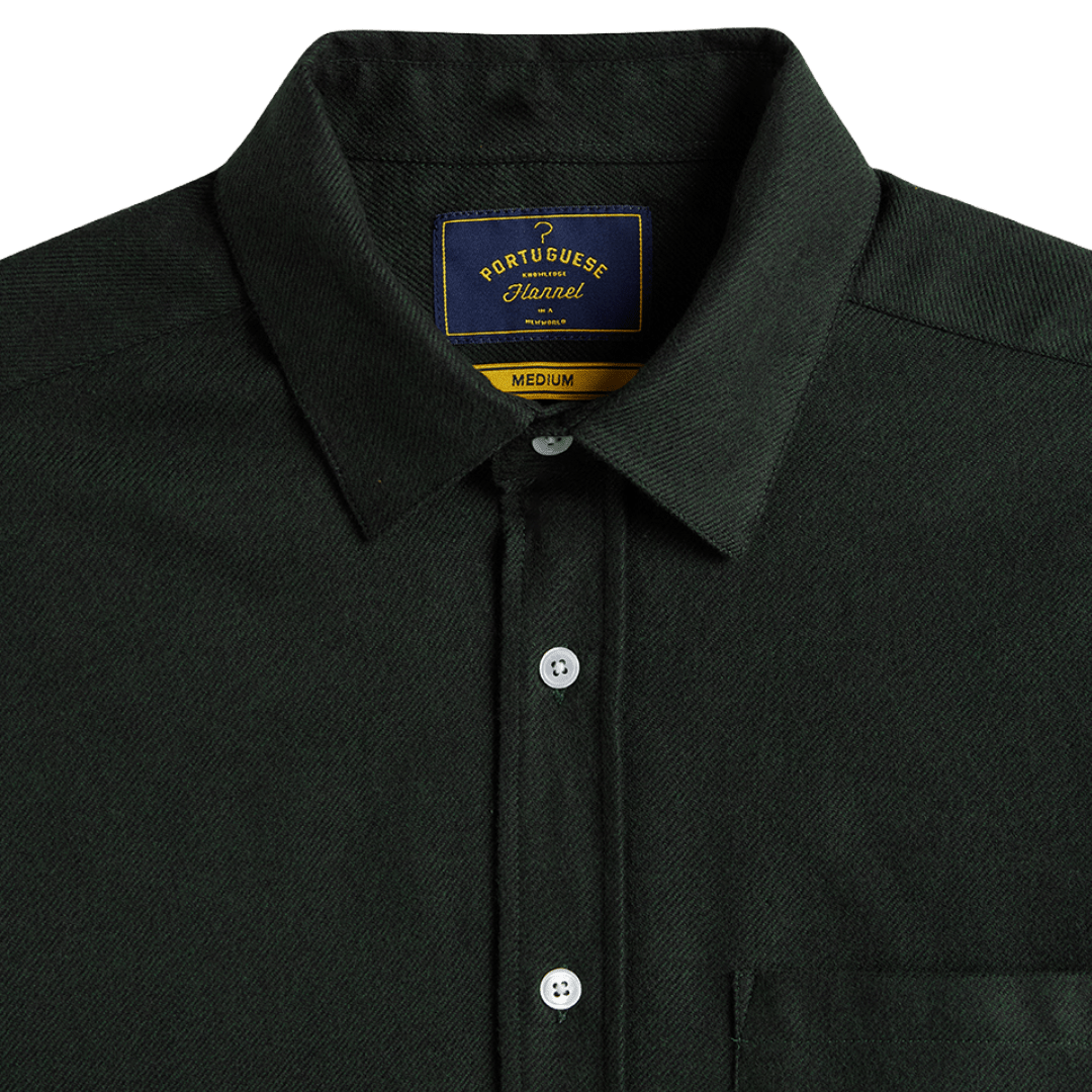 Portuguese Flannel - Teca - Forest - Regent Tailoring Salisbury