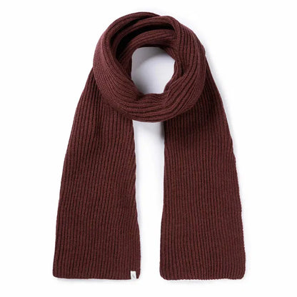 Peregrine - Porter Ribbed Scarf - Burgundy