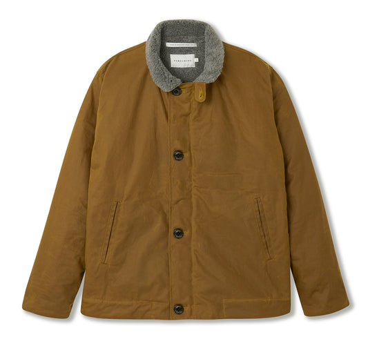 PEREGRINE - Wool Lined Teddy Jacket - Mustard