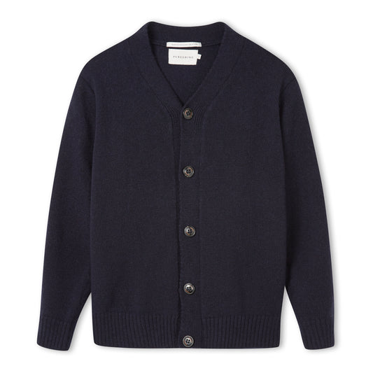 PEREGRINE - Makers Stitch Cardigan - Merino Wool - Navy