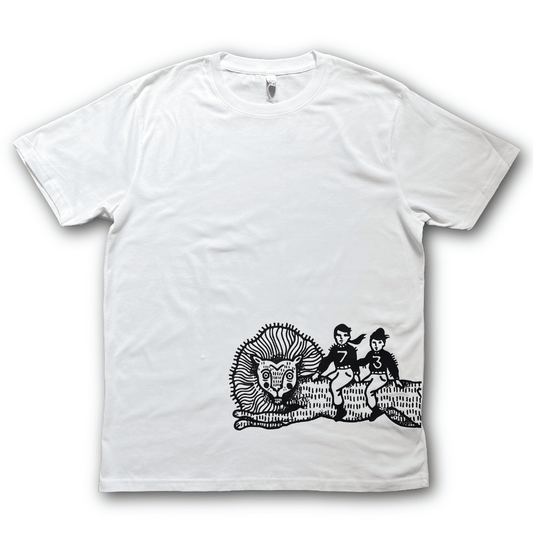 REGENT - “73” Lion T-shirt - White - Regent Tailoring Salisbury