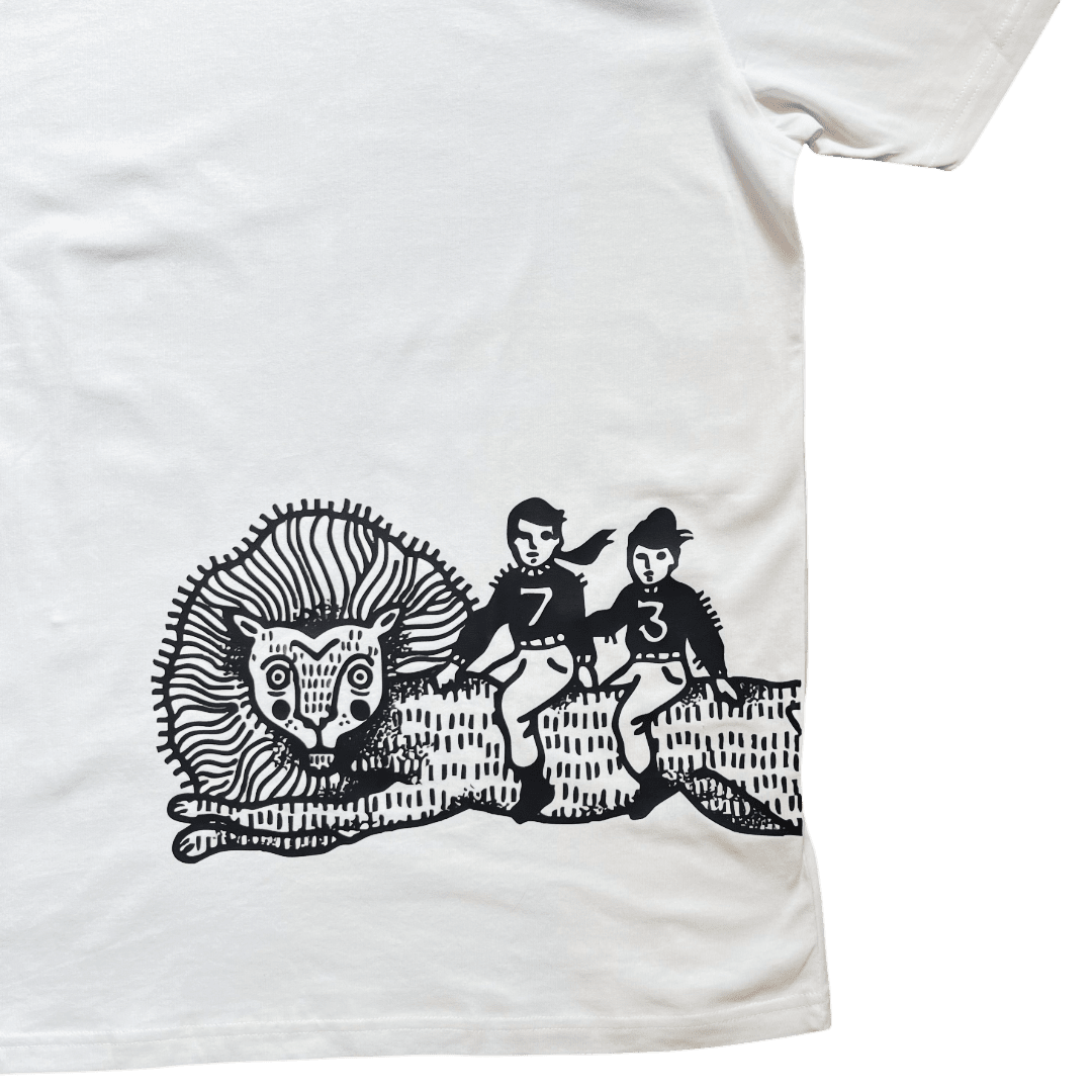REGENT - “73” Lion T-shirt - White - Regent Tailoring Salisbury