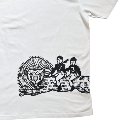 REGENT - “73” Lion T-shirt - White - Regent Tailoring Salisbury