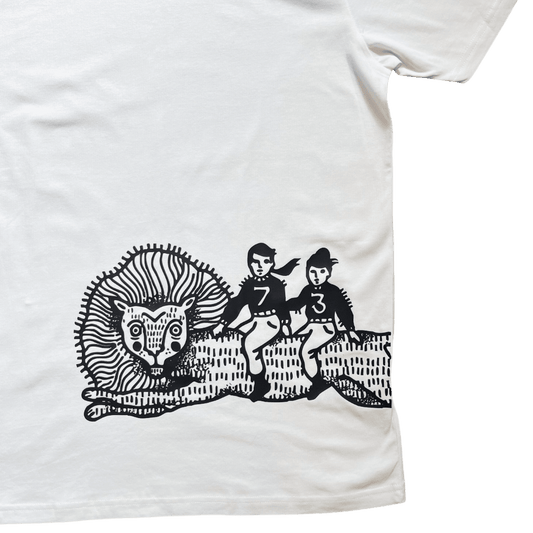REGENT - “73” Lion T-shirt - White - Regent Tailoring Salisbury