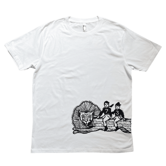 REGENT - “73” Lion T-shirt - White - Regent Tailoring Salisbury