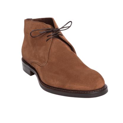 Regent - 'Badger' Chukka Boots - Brown Suede - Regent Tailoring Salisbury