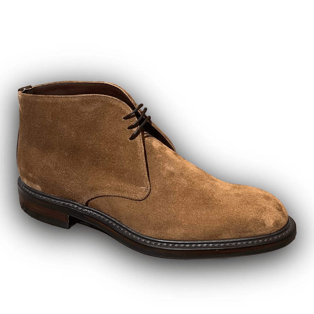 Regent - 'Badger' Chukka Boots - Brown Suede - Regent Tailoring Salisbury