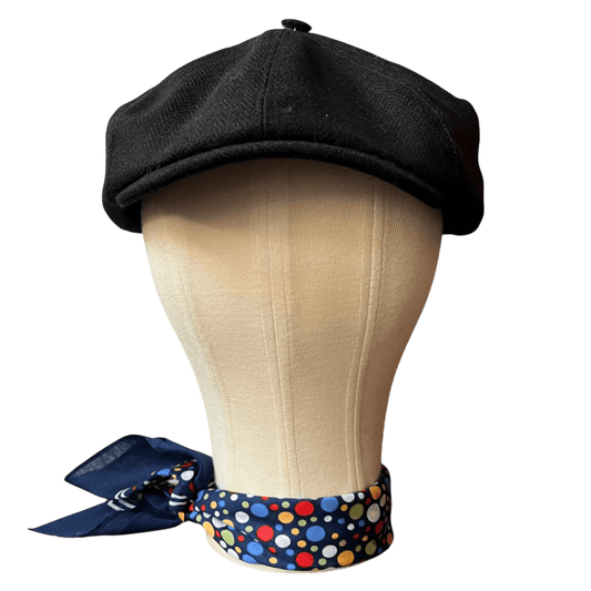 Regent - Baker Boy Cap - Black - Regent Tailoring Salisbury