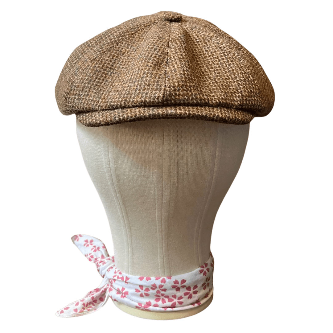 Regent - Baker Boy Cap - 'Goldfinch' Ginger Tweed - Regent Tailoring Salisbury
