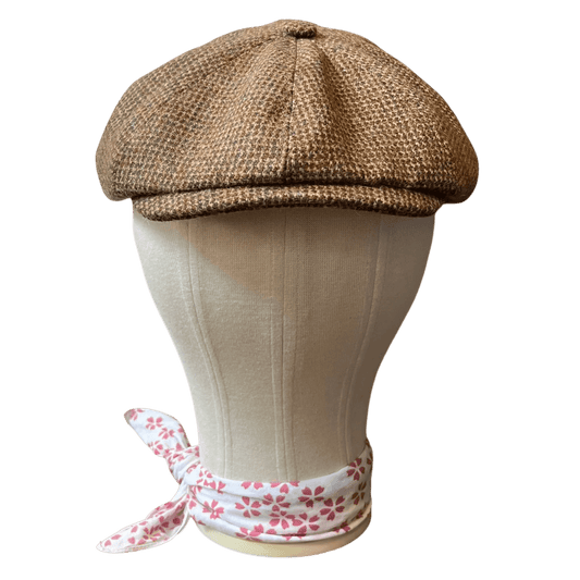 Regent - Baker Boy Cap - 'Goldfinch' Ginger Tweed - Regent Tailoring Salisbury