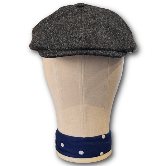 Regent - Baker Boy Cap - Grey Moon Tweed - Regent TailoringRegent