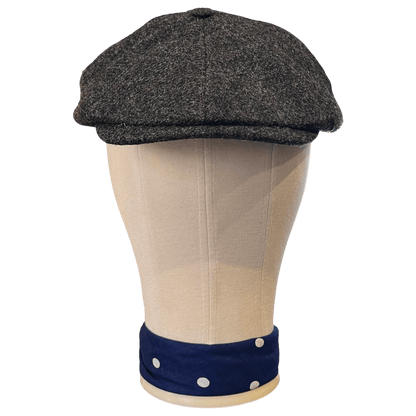 Regent - Baker Boy Cap - Grey Moon Tweed - Regent Tailoring Salisbury