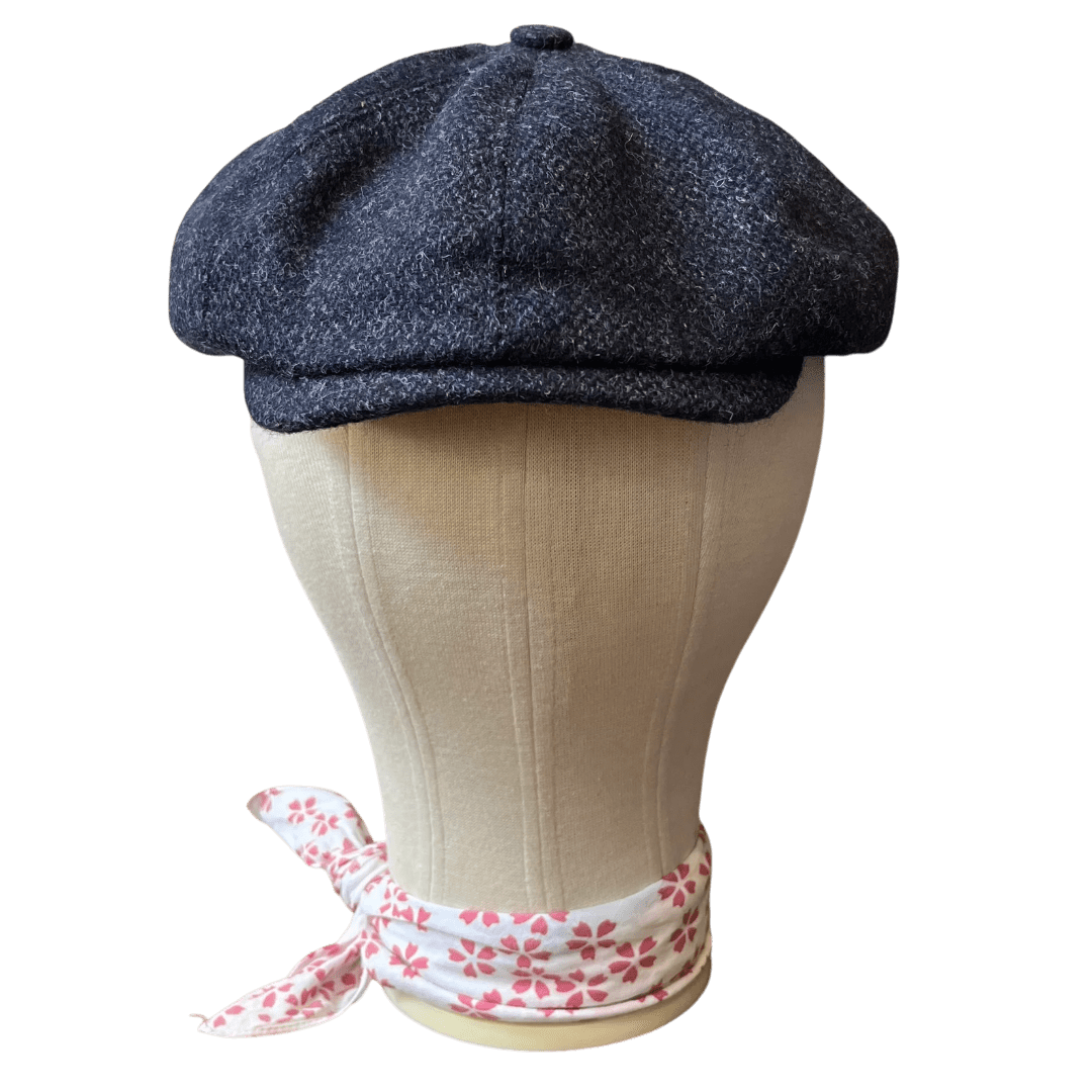 Regent - Baker Boy Cap - Navy Tweed - Regent Tailoring Salisbury