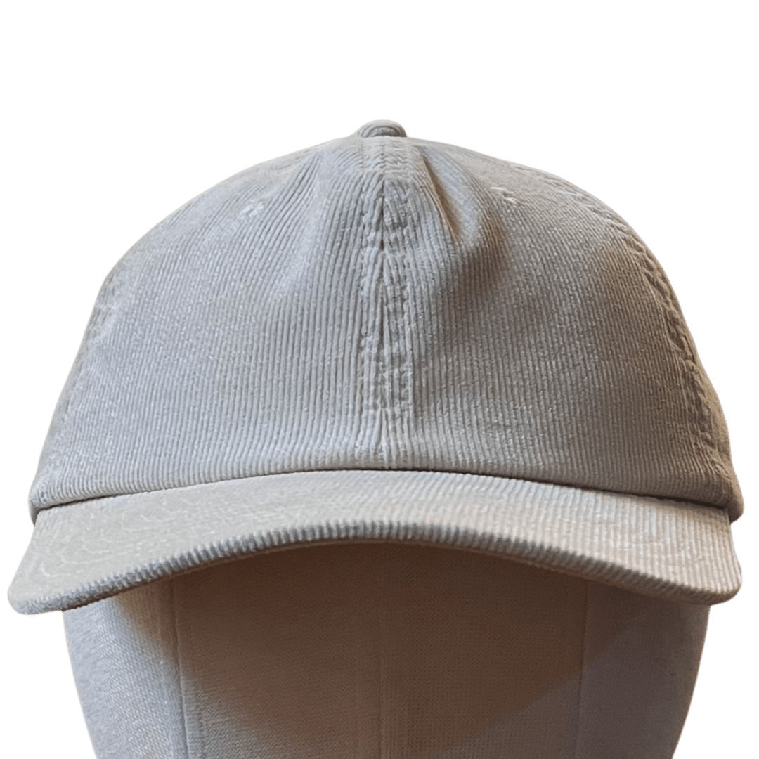Regent Baseball Cap - Six Panel - Corduroy - Cream - Regent Tailoring Salisbury