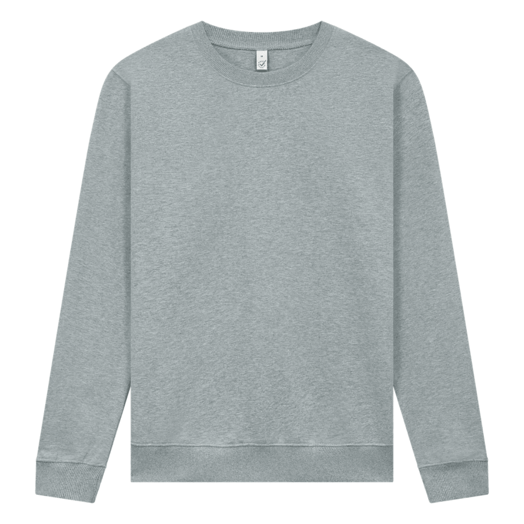 Regent - Basics - Sweatshirt - Organic Cotton - Light Grey - Regent TailoringRegent