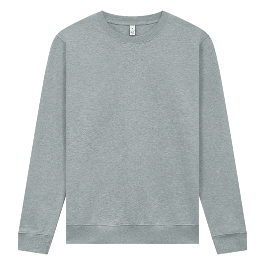Regent - Basics - Sweatshirt - Organic Cotton - Light Grey - Regent Tailoring Salisbury