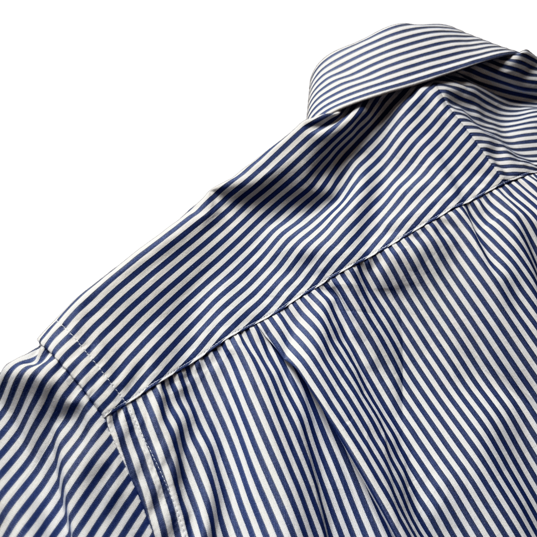 Regent - Bengal Stripe Shirt - Navy/White - Regent Tailoring Salisbury