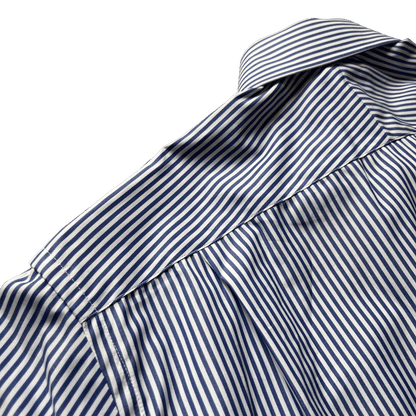 Regent - Bengal Stripe Shirt - Navy/White - Regent Tailoring Salisbury