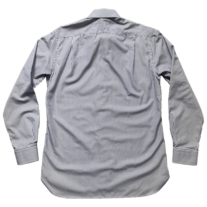 Regent - Bengal Stripe Shirt - Navy/White - Regent Tailoring Salisbury