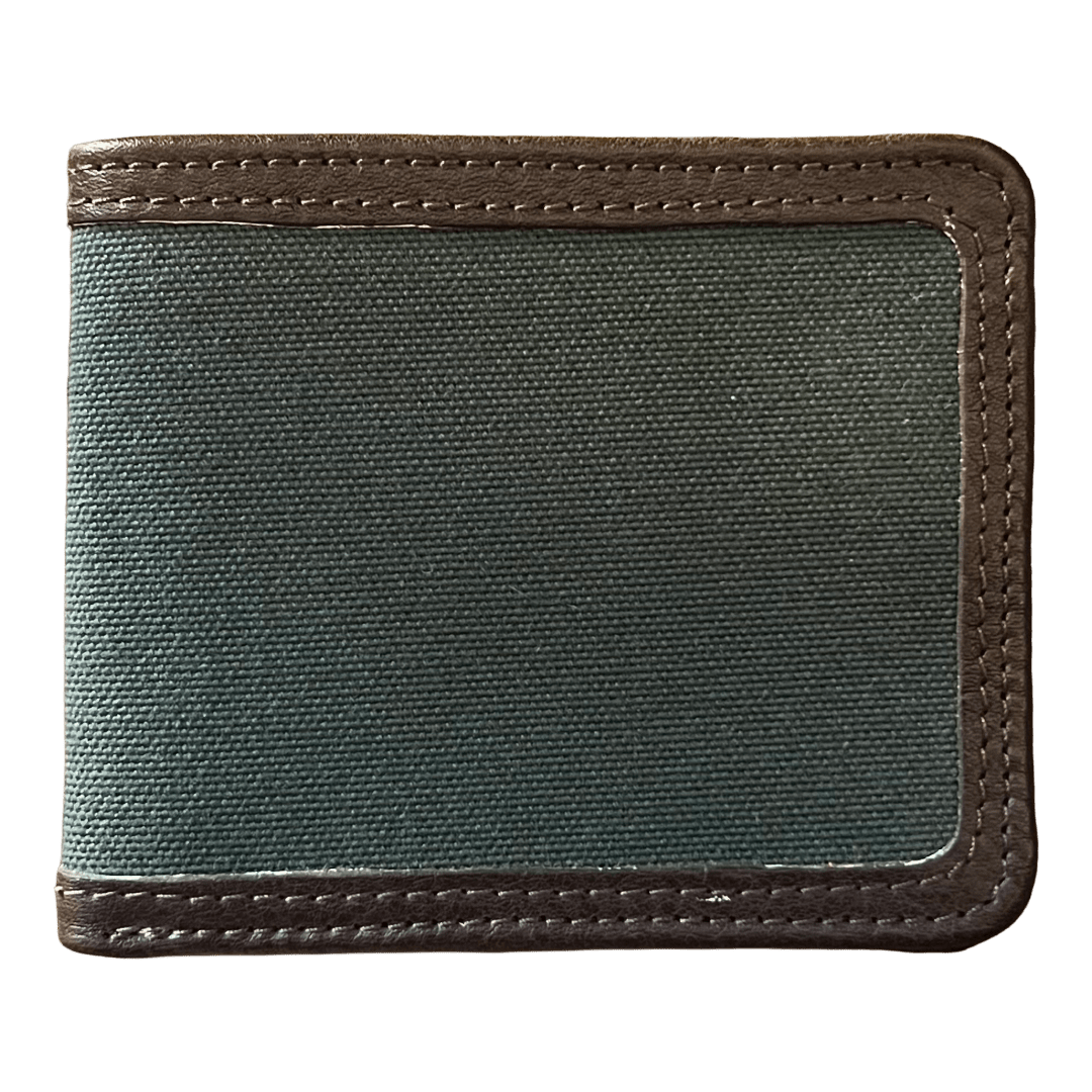 Regent - Billfold Wallet - Canvas & Leather - Regent Tailoring Salisbury