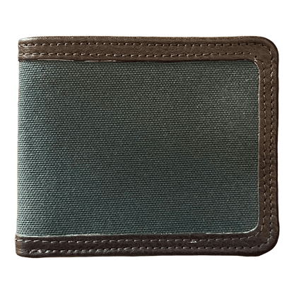 Regent - Billfold Wallet - Canvas & Leather - Regent Tailoring Salisbury