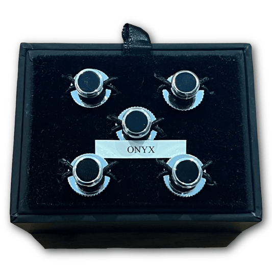 Regent - Black Shirt Studs - Regent TailoringRegent