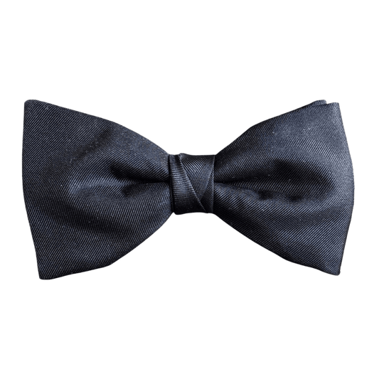 Regent - Black - Silk Fixed Bow Tie - Regent Tailoring Salisbury