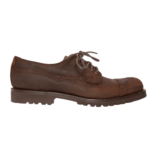 Regent - 'Buck Rogers' Buckshot Derby Brogue - Wax Leather - Regent Tailoring Salisbury