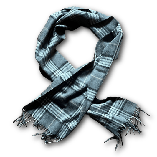 Regent - Check Scarf - Grey - Regent TailoringRegent