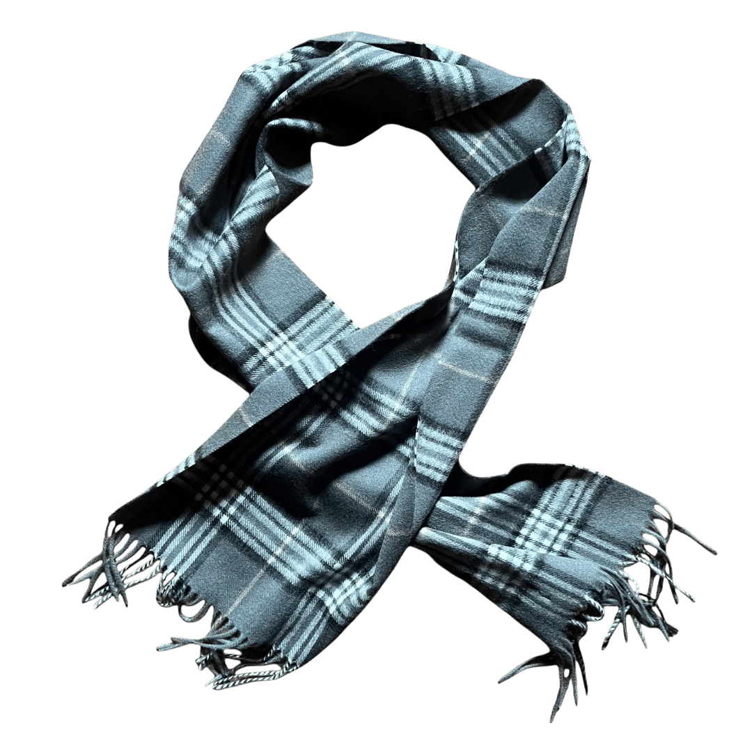 Regent - Check Scarf - Grey/Black - Regent Tailoring Salisbury
