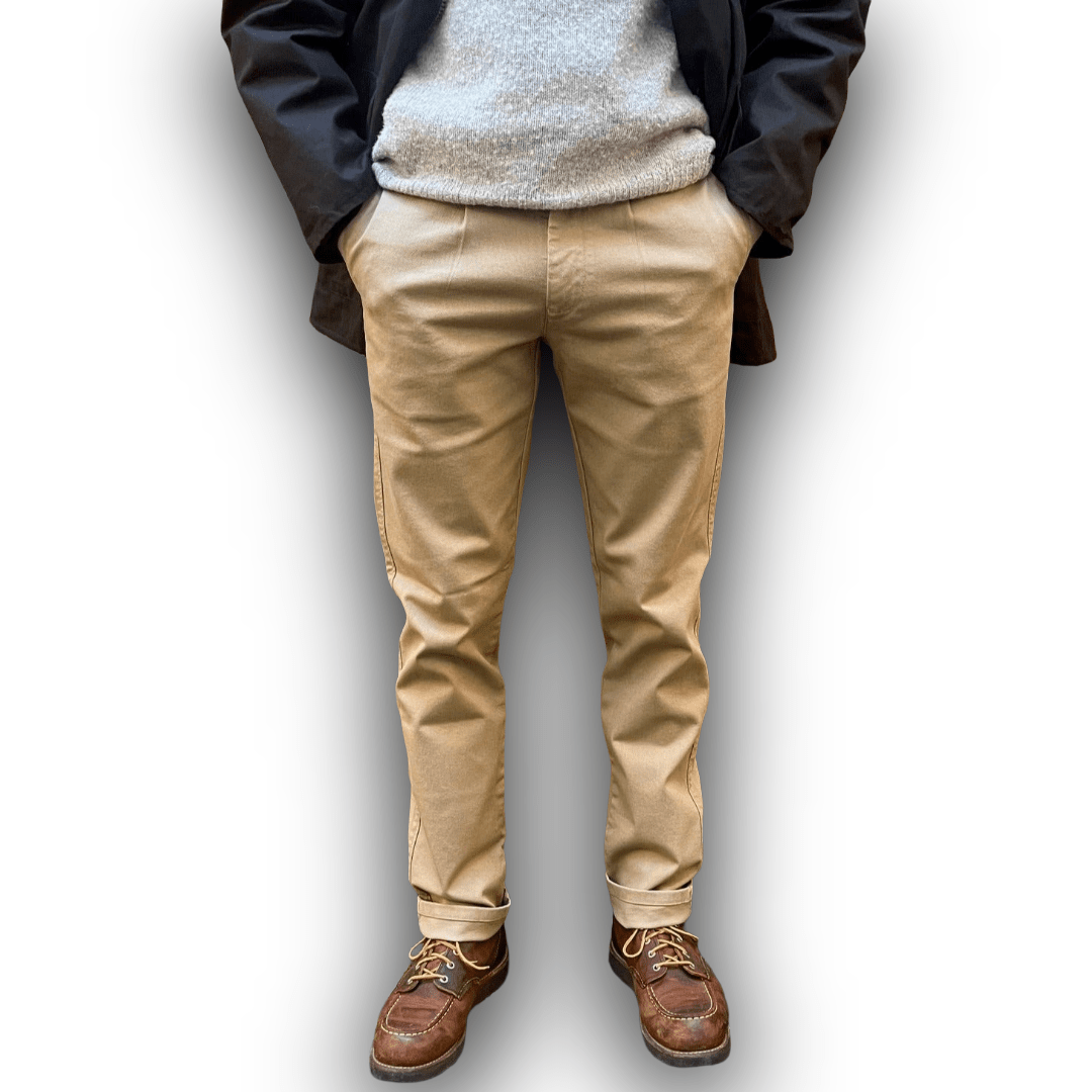 Regent - Chino Trousers - Khaki - Regent Tailoring Salisbury