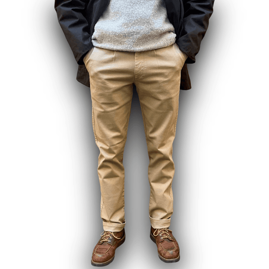 Regent - Chino Trousers - Khaki - Regent Tailoring Salisbury