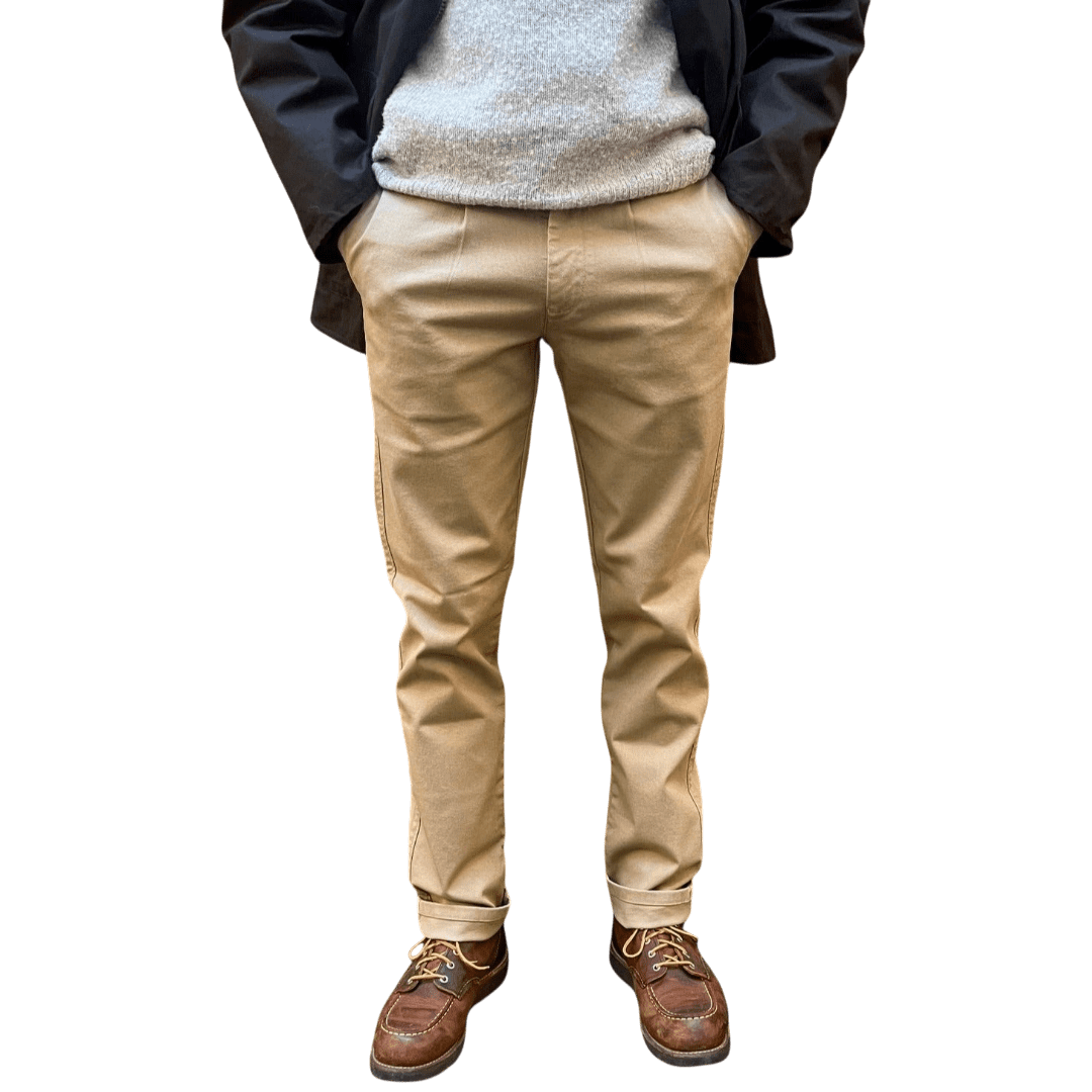 Regent - Chino Trousers - Khaki - Regent Tailoring Salisbury