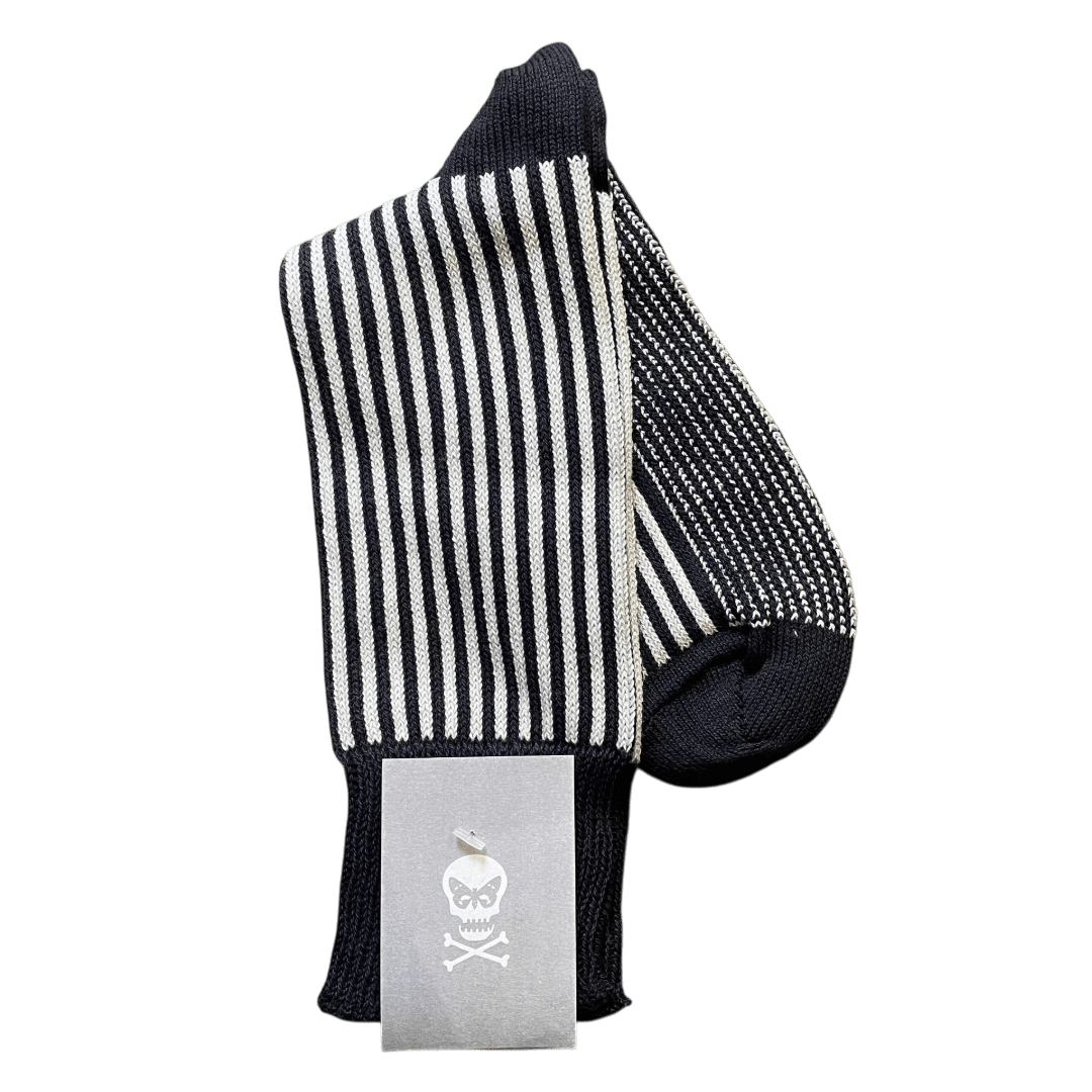Regent - Cotton Socks - Vertical Stripes - Regent Tailoring Salisbury